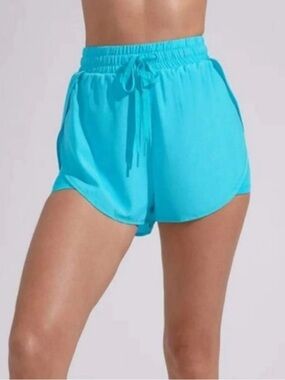 Buffbunny Lifesaver Shorts Aqua Medium Turquoise Teal Workout Shorts Athletic